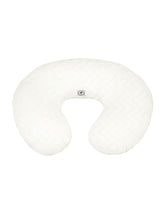 Funda para Cojín de Lactancia - Súper Suave - Zig Zag Blanco